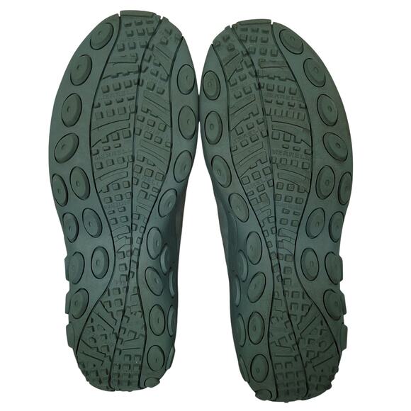 Merrell Mens Jungle Moc Slip-On Shoes Sz 13 Waterproof Leather Japanese Blue EUC - Picture 16 of 16